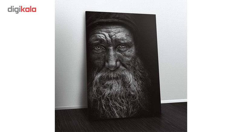 تابلو شاسی ونسونی طرح Stare To The Death سایز 30x40 سانتی متر