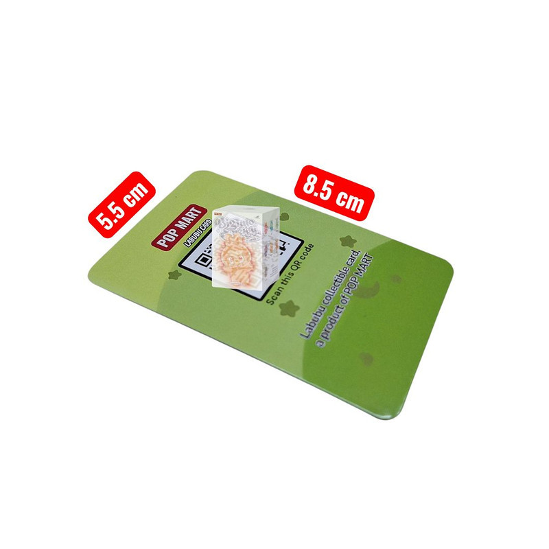 کارت اسباب بازی شانسی لبوبو مدل  Labubu Green