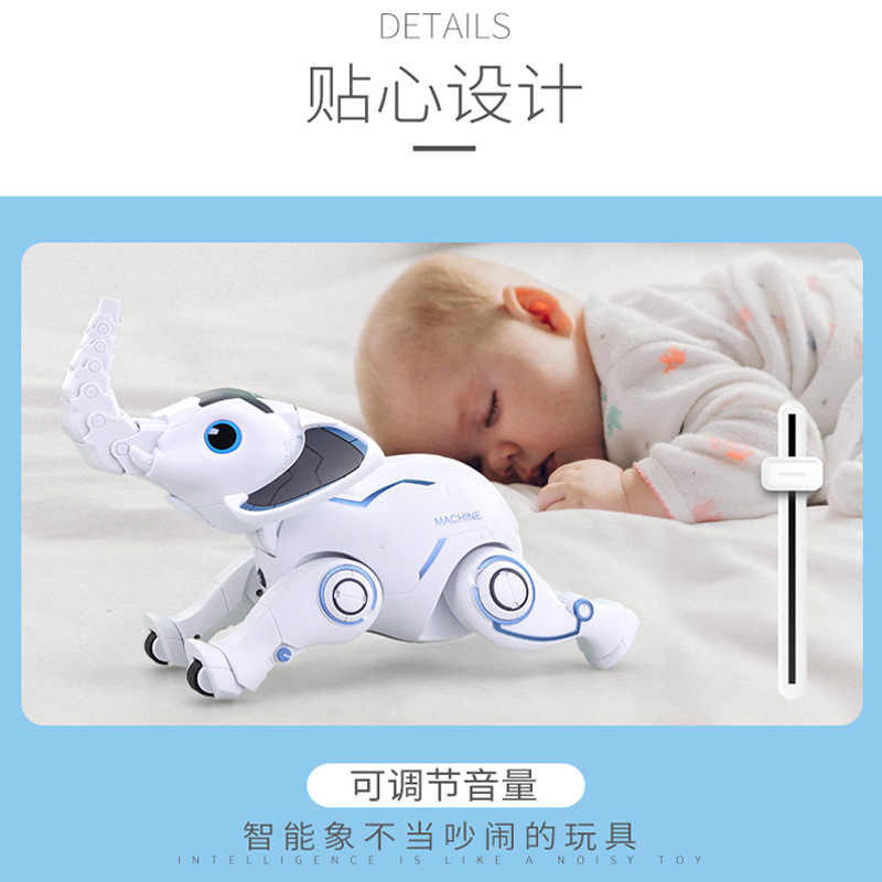 ربات اسباب بازی مدل K17 Intelligent Elephant