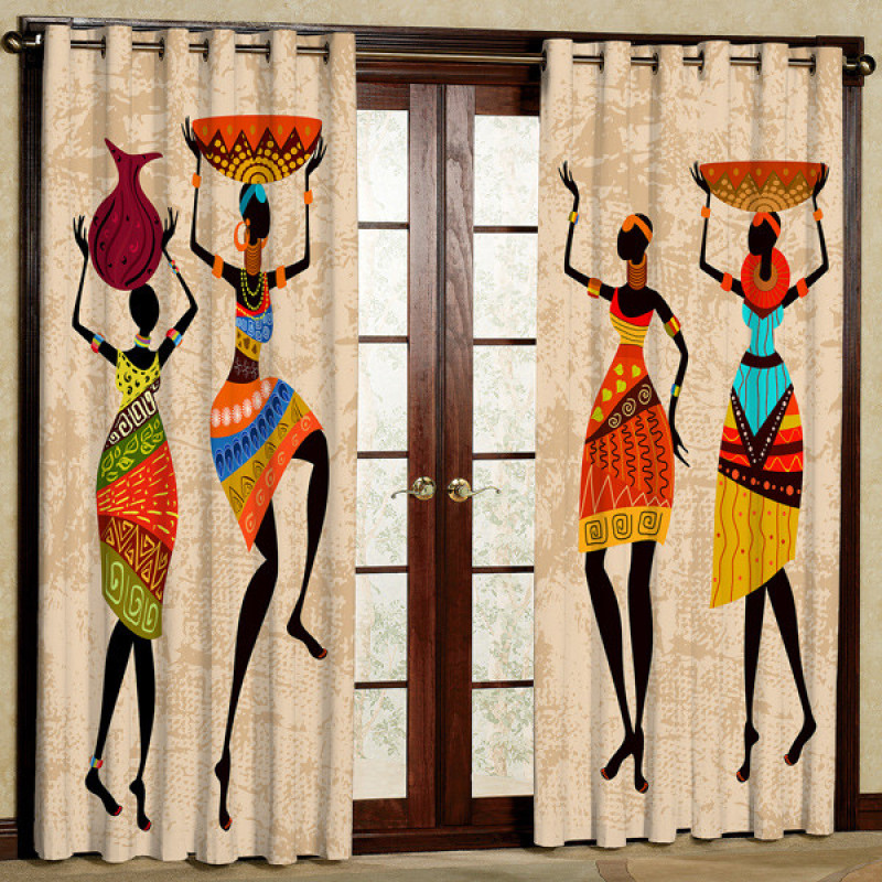 پرده مخمل پانچی کد 5840 سایز  280x140 سانتی متر
