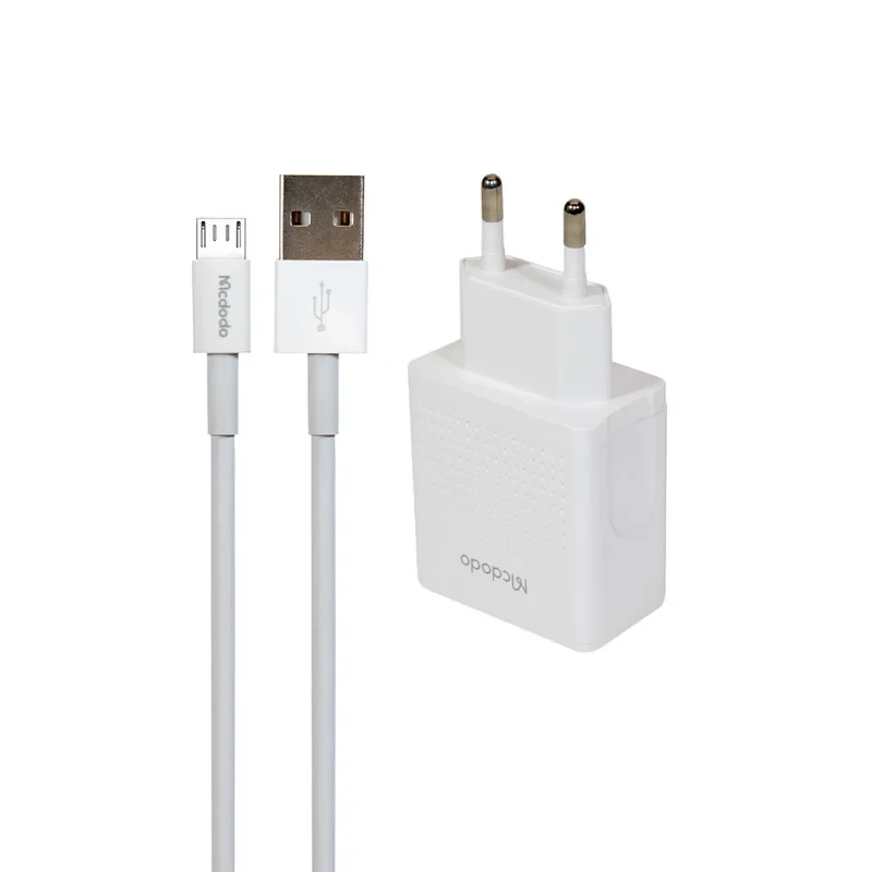 شارژر دیواری 12وات مک دودو مدل CH-3971 به همراه کابل Micro USB