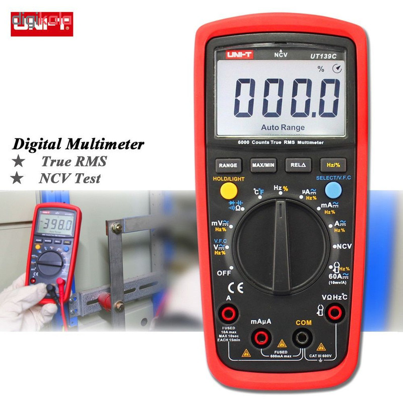 مولتی متر دیجیتال یونی-تی مدل ut139c