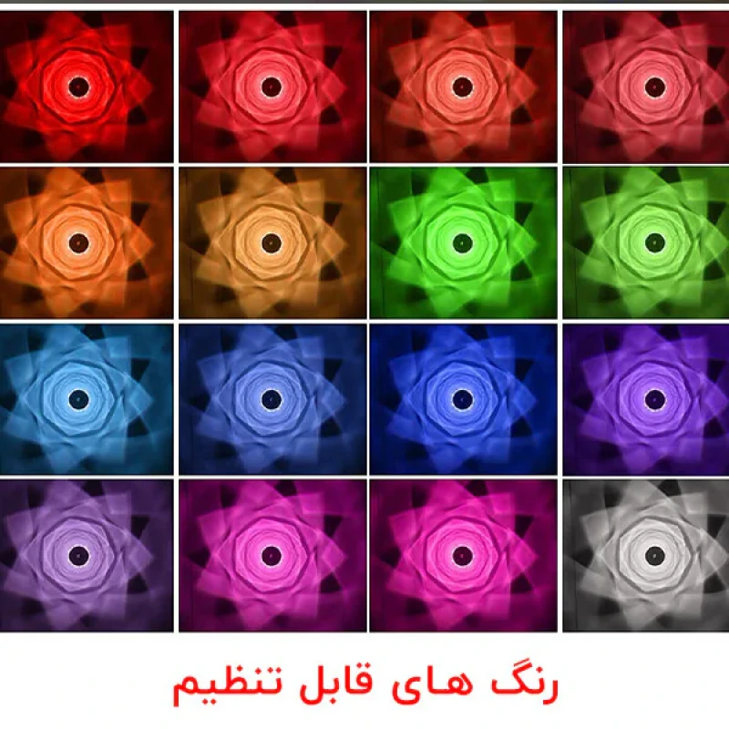 آباژور رومیزی مدل منشوری استوانه ای