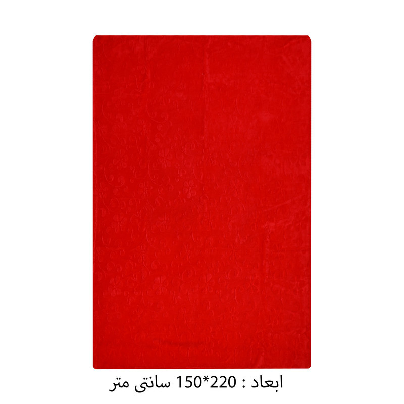 پتو گلبافت مدل فلورا کد 35096 یک نفره سایز 150x220 سانتی متر