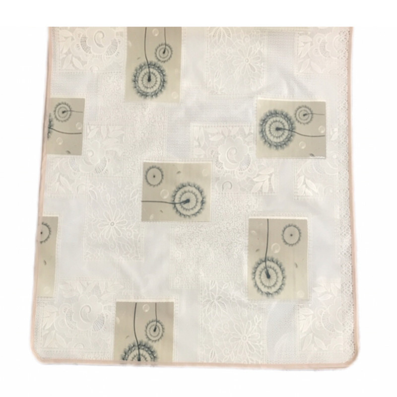 سفره 6 نفره مدل رویال طرح گیپور سایز 140×100 سانتی متر