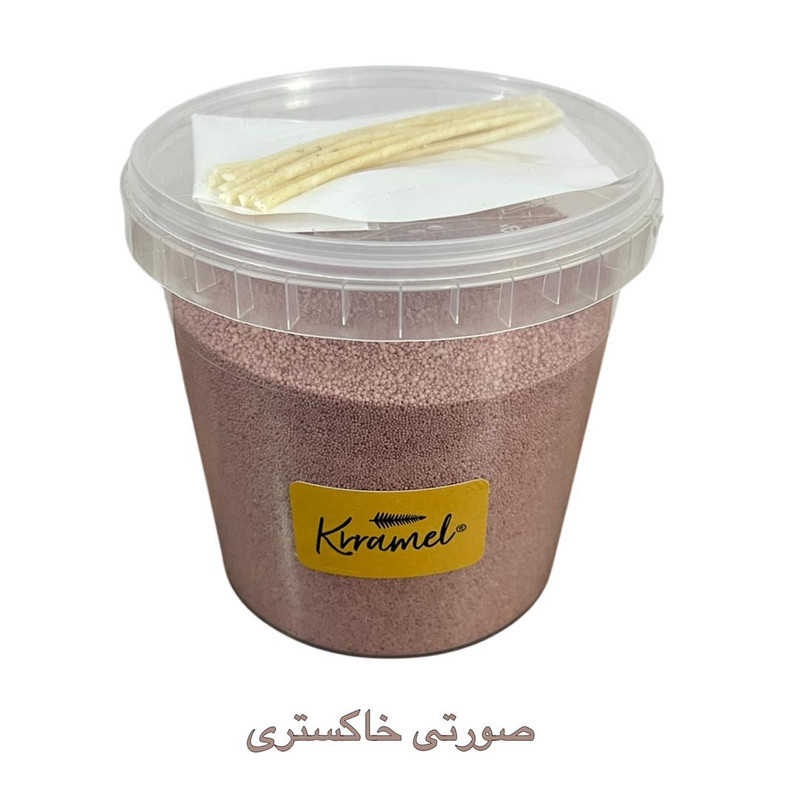 شمع کارامل مدل پودری