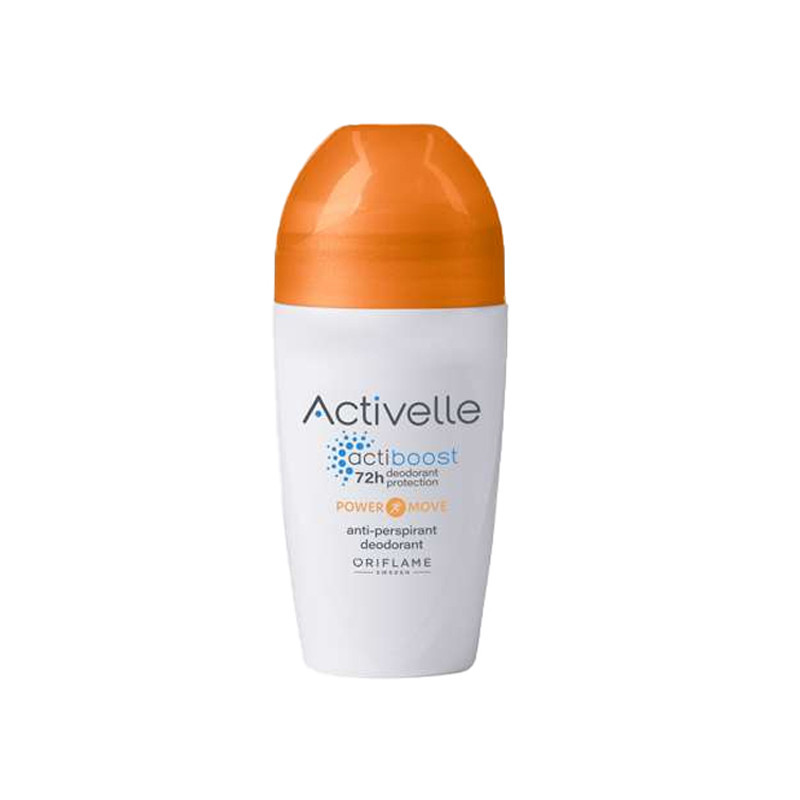 رول دئودورانت زنانه اوریفلیم مدل Activelle Power Move antiperspirant حجم 50 میلی‌ لیتر