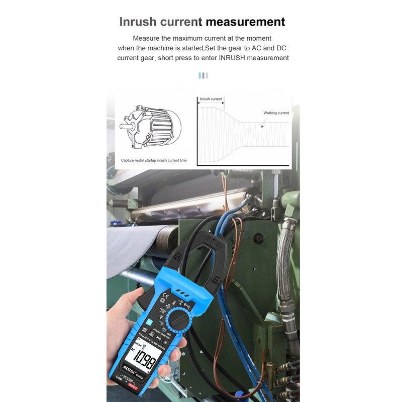 مولتی متر کلمپی دیجیتال مستک مدل CM86B