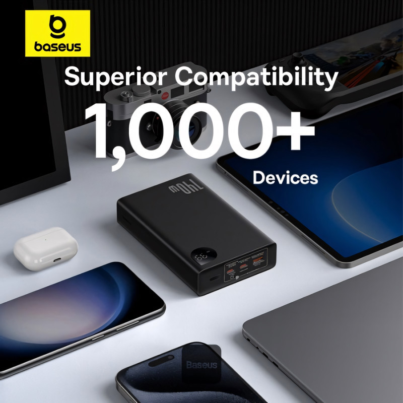 پاوربانک بیسوس مدل PPXJ2065 ظرفیت 24000 میلی آمپرساعت