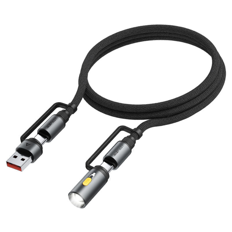 کابل تبدیل USBUSB-C به USB-C ایس فست مدل J5 طول 1.2 متر