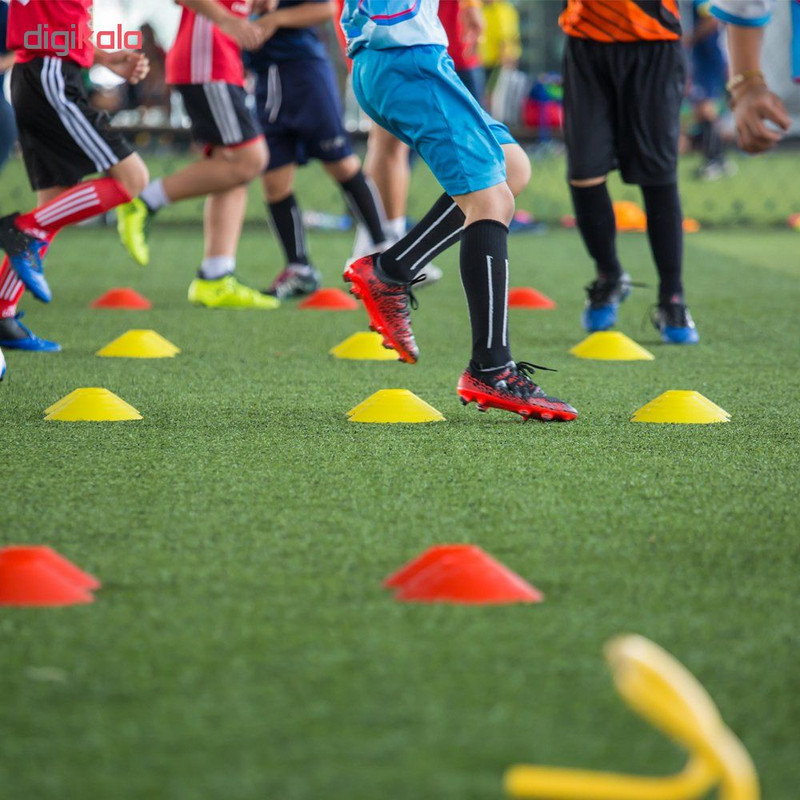مانع تمرین مدل Training Cones 2019 در 4 رنگ مجموعه 32 عددی به همراه پایه نگهدارنده