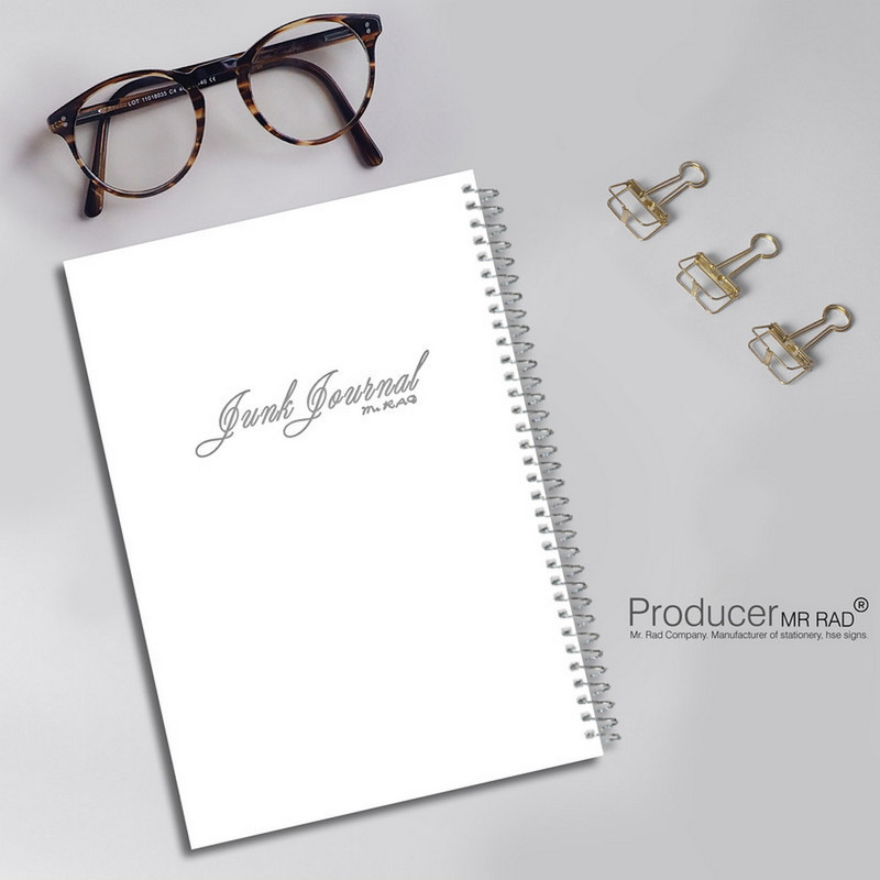 دفتر مستر راد مدل جانک ژورنال طرح اسکرپ بوک کد 1616 scrapbook