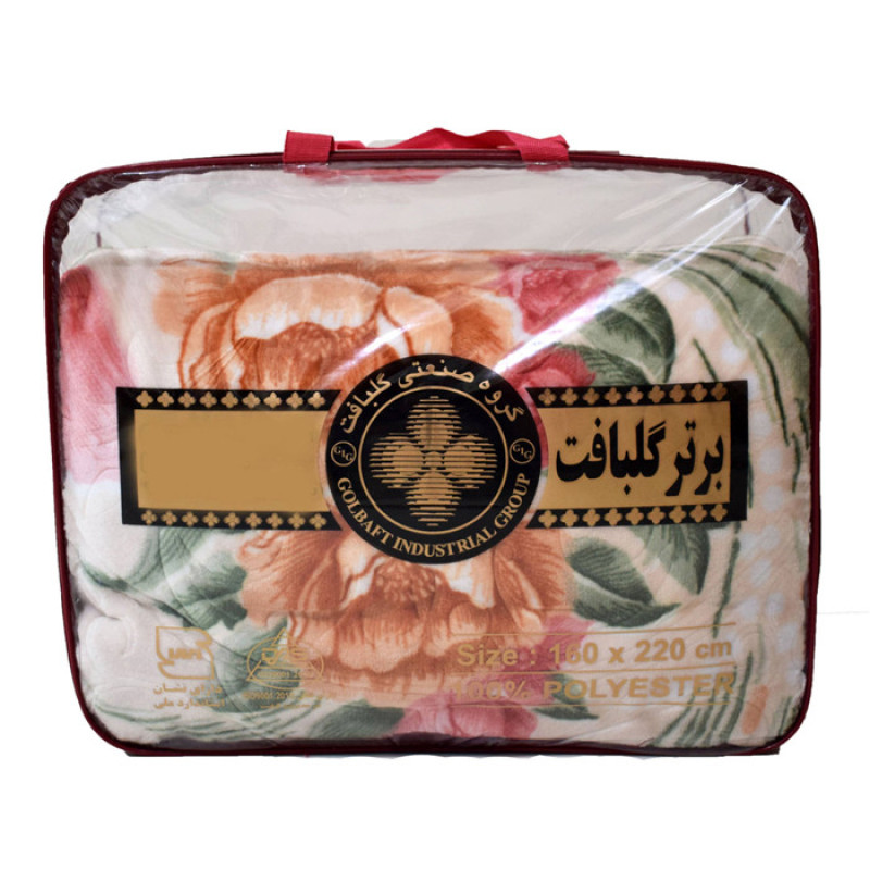 پتوی گلبافت مدل 62601 سایز 220x160 سانتی متر
