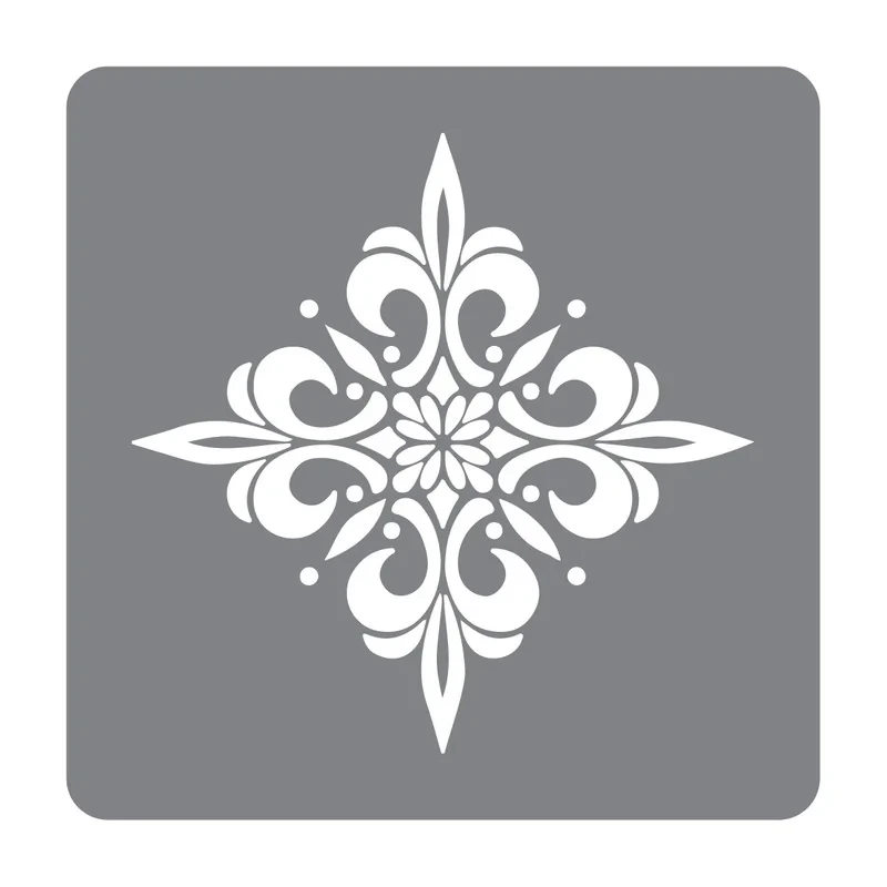 شابلون طرح گل اشرفی کد 30cm