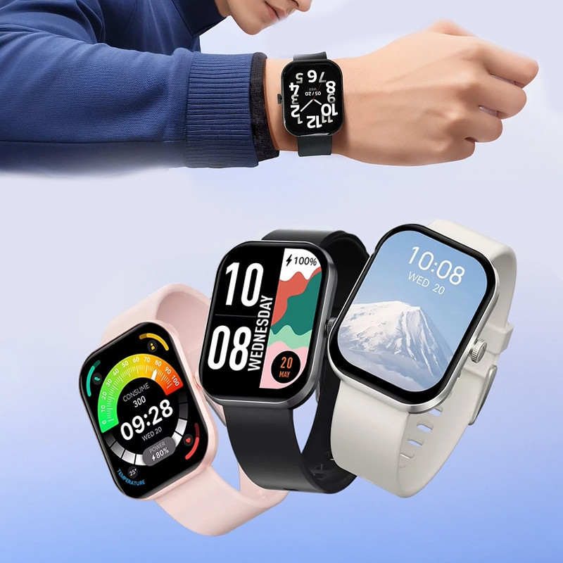 ساعت هوشمند 49 میلی متری هایلو مدل S6 بند سیلیکون
