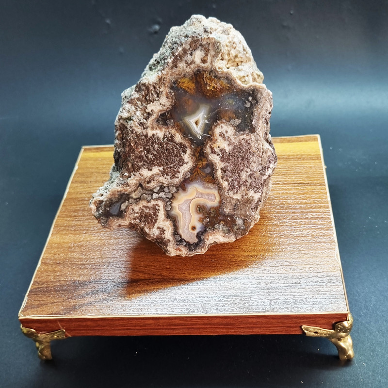 سنگ راف اسلایس عقیق شجرکدSP9