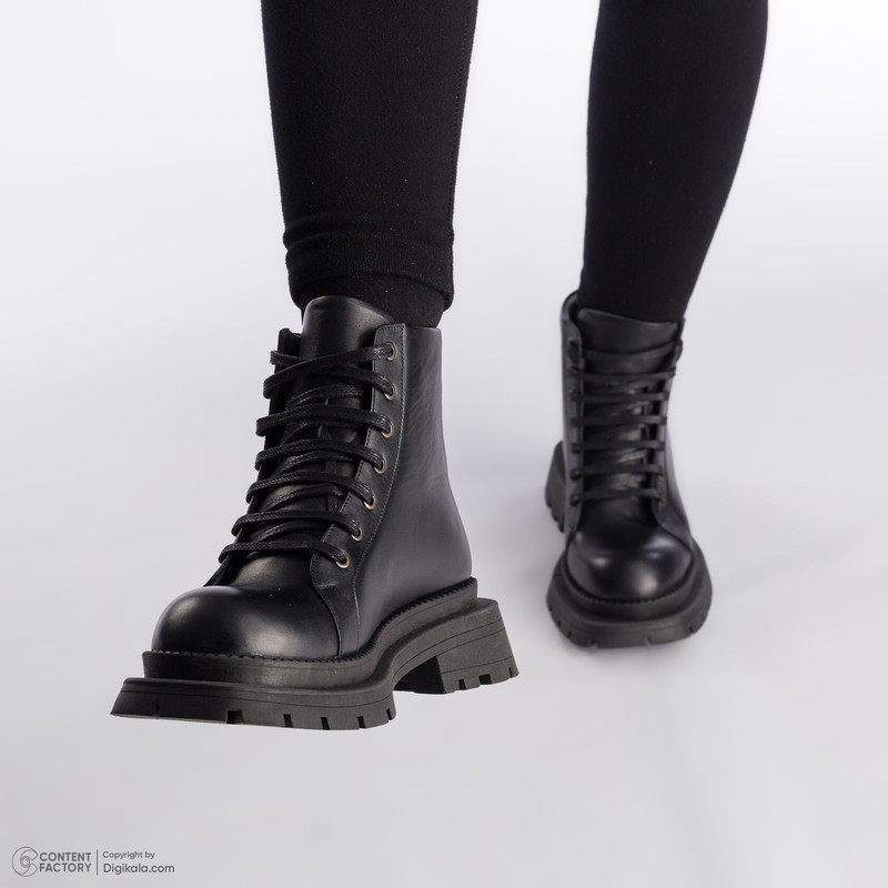 نیم بوت زنانه چرم مشهد مدل J2685-001