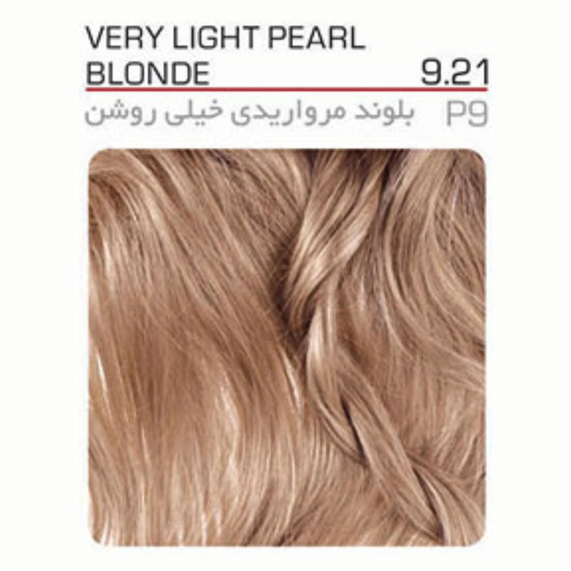 رنگ مو آرکانوم شماره P9 921 حجم 100 میلی لیتر رنگ بلوند مرواریدی خیلی روشن