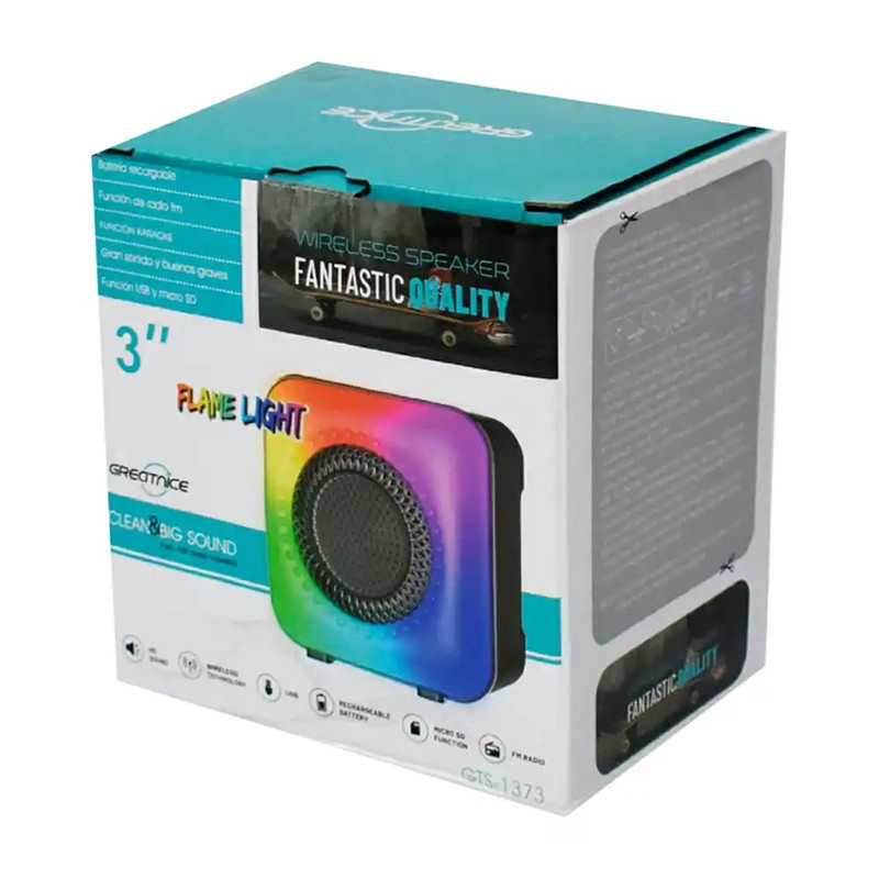 اسپیکر بلوتوثی قابل حمل گریت نایس مدل GTS-1373