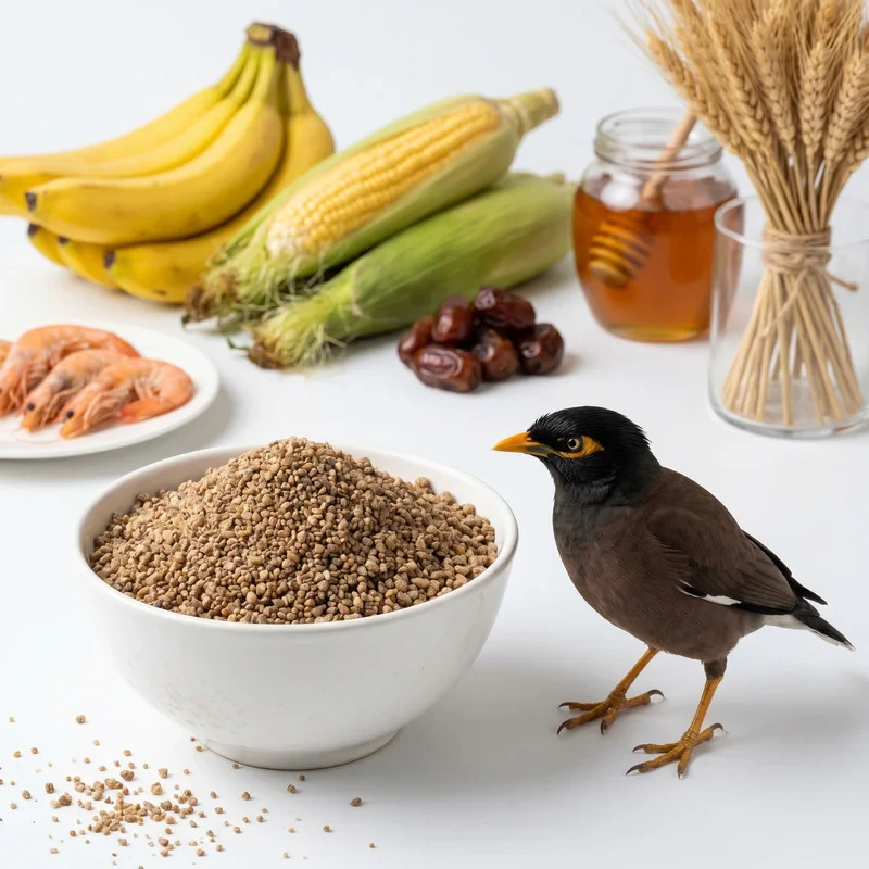 غذای خشک مرغ مینا و بلبل آوس تروپیکن مدل سانالوکس وزن ۴۵۰ گرم