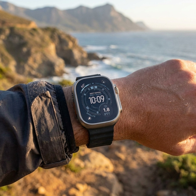ساعت هوشمند 49 میلی متری اپل مدل Ultra 3 Natural Titanium Case با بند Ocean