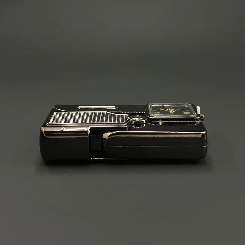فندک گازی مدل ساعتی طرح تاشو کد DKD-2110