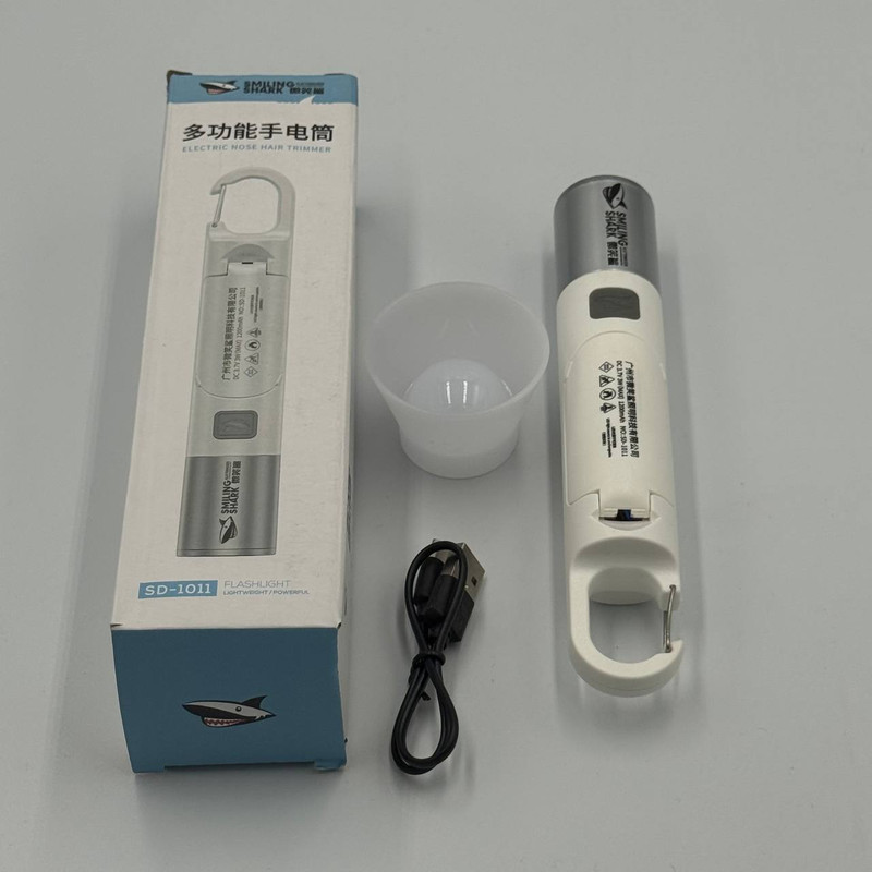 چراغ قوه دستی اسمایلینگ شارک مدل شارژی SD-1011 با نور مهتابی