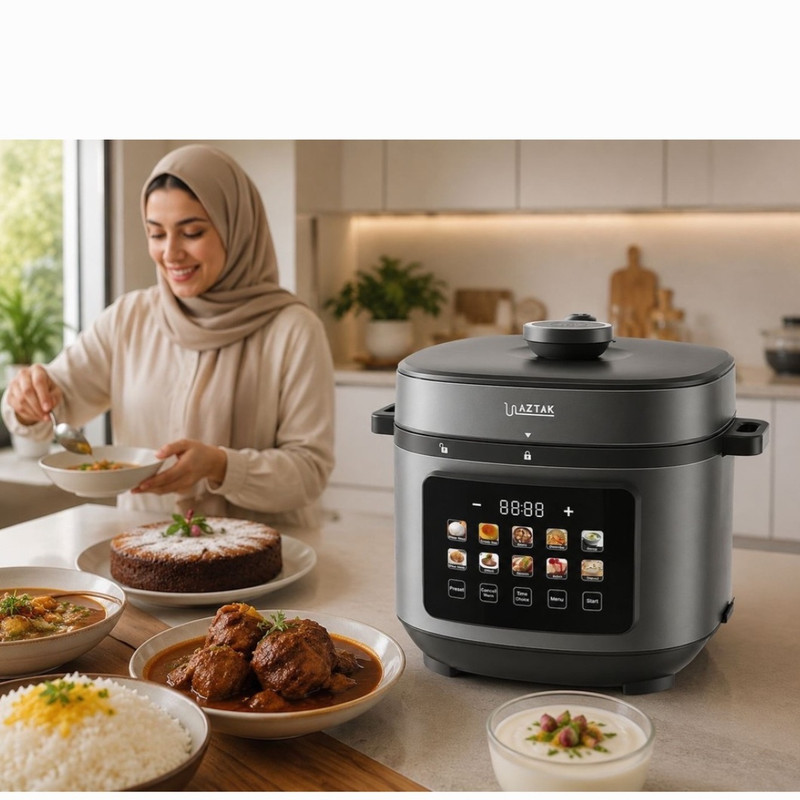 مولتی کوکر 7 لیتری آزتک مدل A_8180