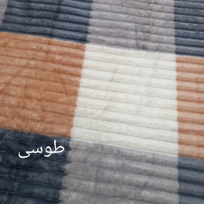 پتوی مسافرتی مدل پلیسه یکنفره کد 00k سایز 200x150 سانتی متر