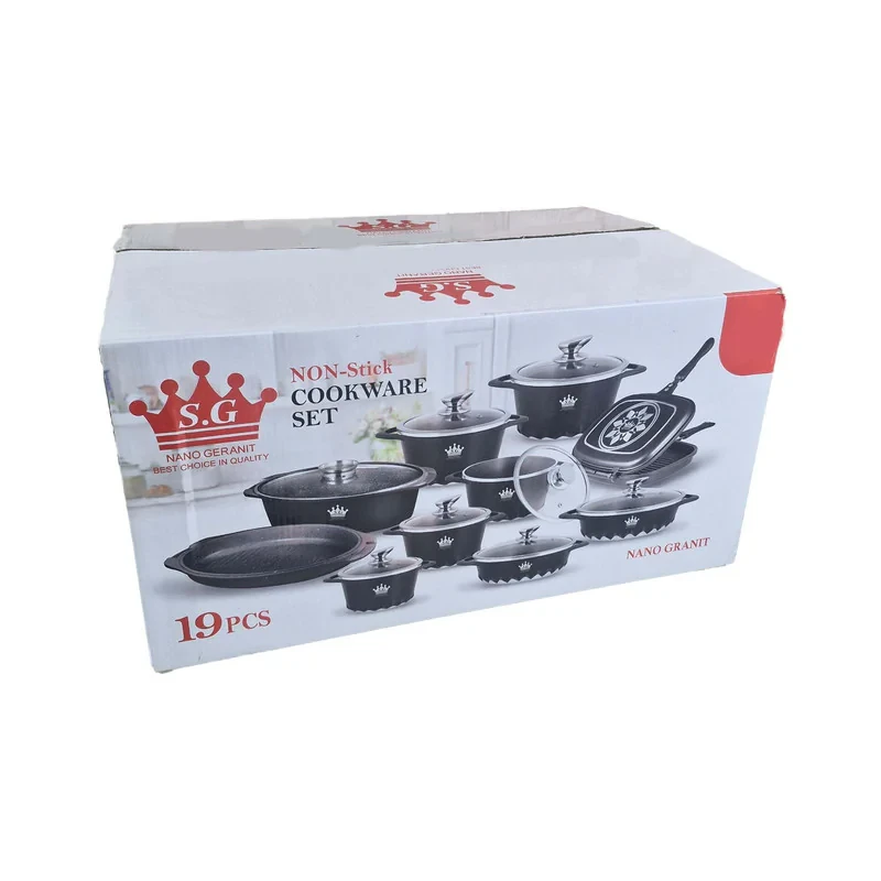 سرویس پخت و پز 19 پارچه اس جی مدل NANO GRANIT