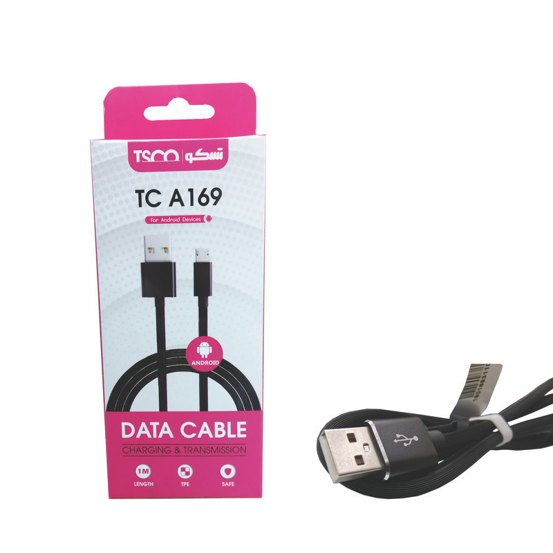 کابل تبدیل USB به microUSB تسکو مدل TC A169 طول 1 متر
