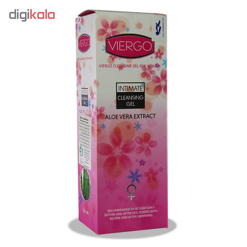ژل بهداشتی بانوان ویرگو مدل Aloe Vera حجم 200 میلی لیتر