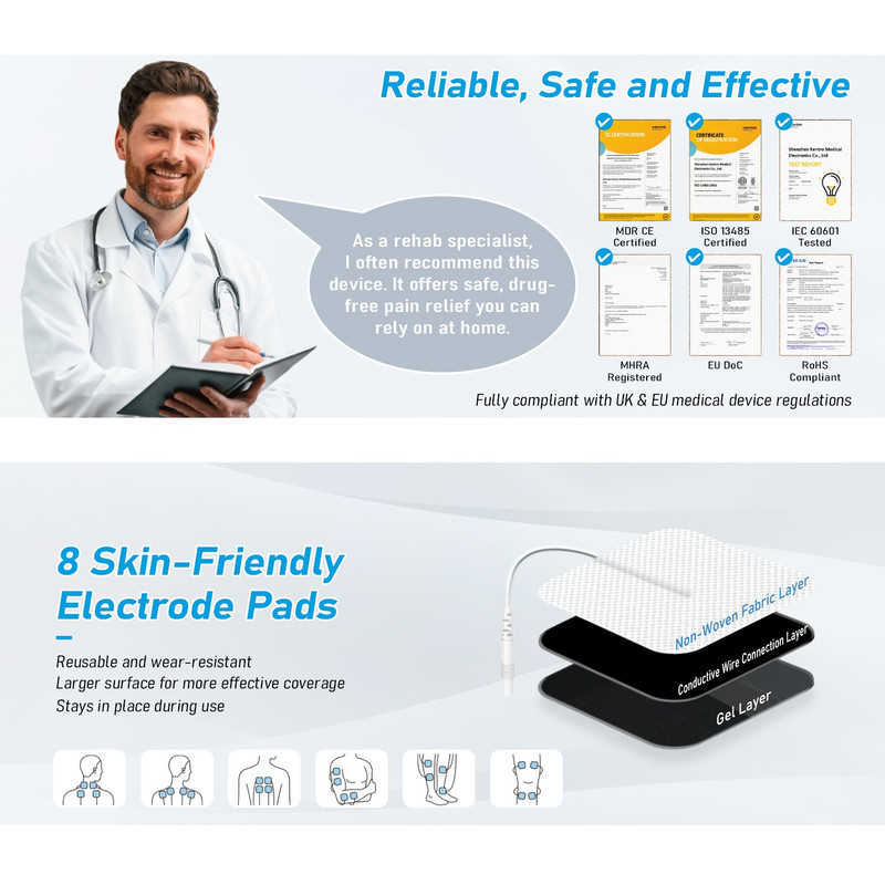 دستگاه تنس عظلانی گتنز مدل  KTR-2640