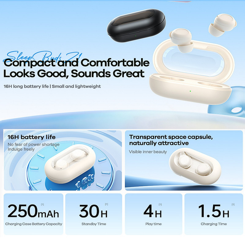 هدفون بلوتوثی ریمکس مدل  Sleep Buds Z1