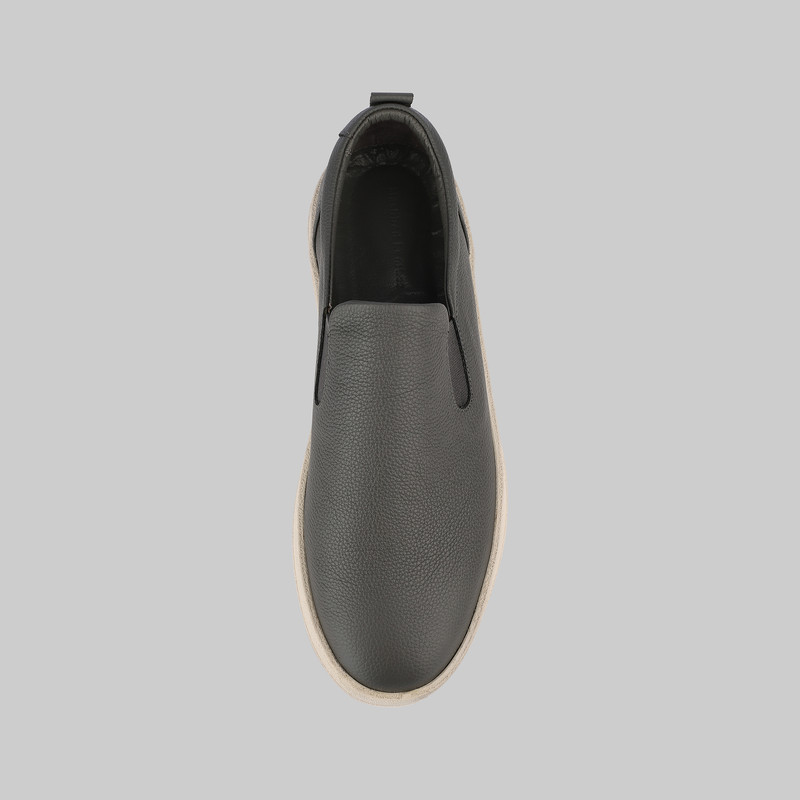کفش روزمره مردانه چرم مشهد مدل J6324-001