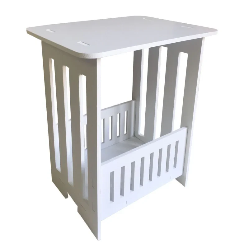 میز و استند گلدان مدل 492 از PVC ضدآب، چندتکه، مناسب گلدان‌های کوچک و جای مجله، ابعاد 34×26×41 سانتی‌متر، ضخامت 8 میلی‌متر، وزن 1000 گرم، قابل شستشو با آب و دستمال