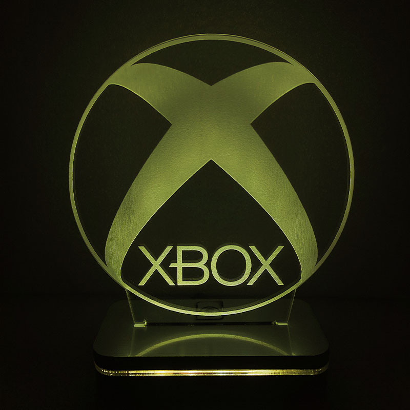 چراغ خواب سان لیزر طرح ایکس باکس XBOX مدل تک رنگ