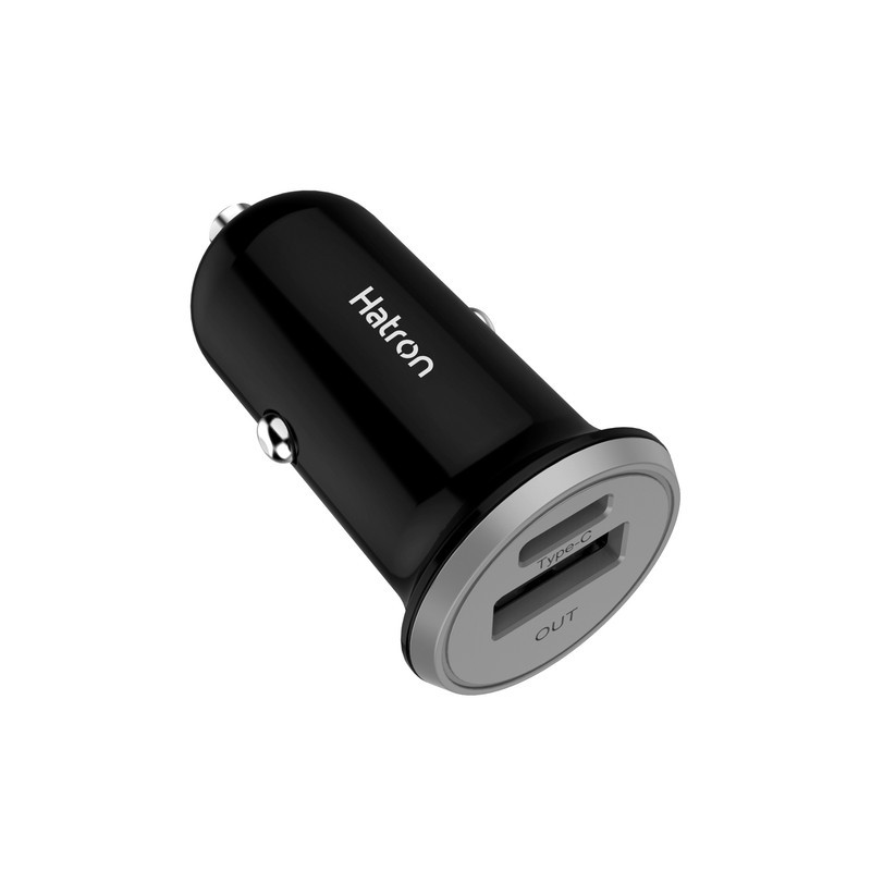 شارژر فندکی 18 وات هترون مدل HCC2181PQ به همراه کابل USB-C