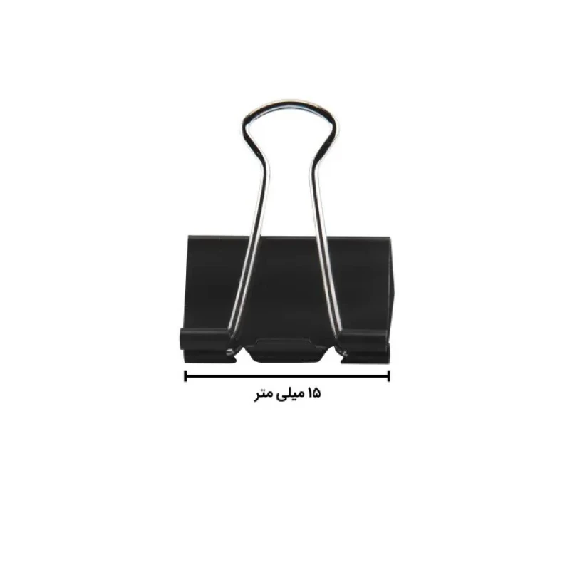 گیره کاغذ مدل کلیپسی کد 007 بسته 24 عددی