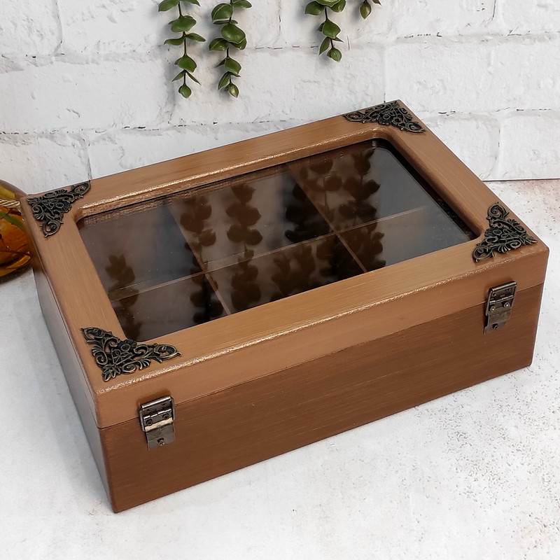 جعبه پذیرایی چوبی مدل سپهر کد 230