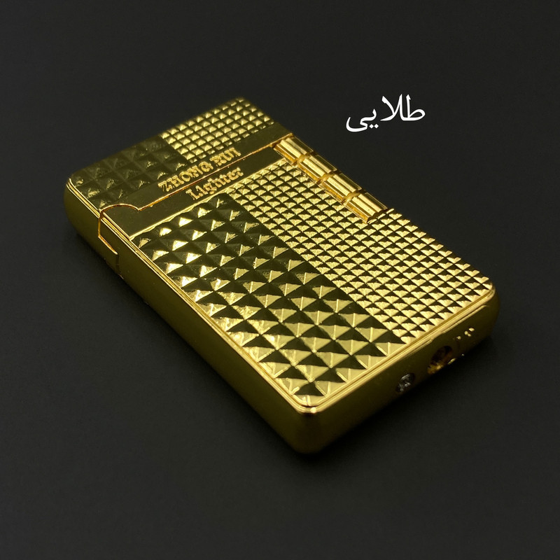 فندک مدل سنگ بغل طرح شطرنجی کد DKD-1693