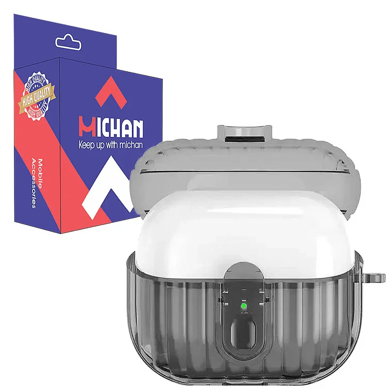 کاور میچان مدل Transparent مناسب برای کیس سامسونگ Galaxy Buds 33 pro