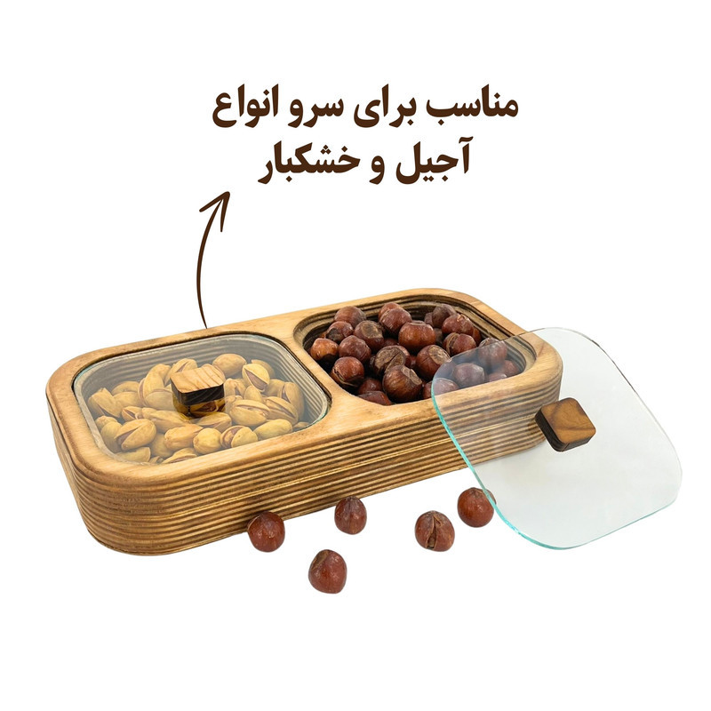 اردو خوری مدل چوبی درب‌ دار کد OD182