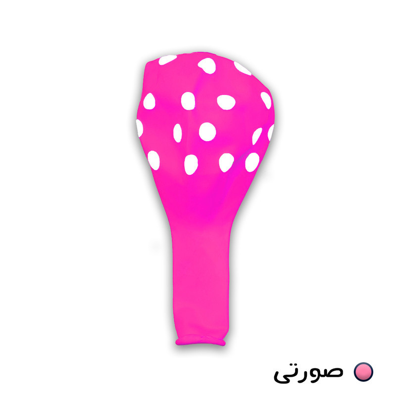 بادکنک مدل خالدار بسته ده عددی