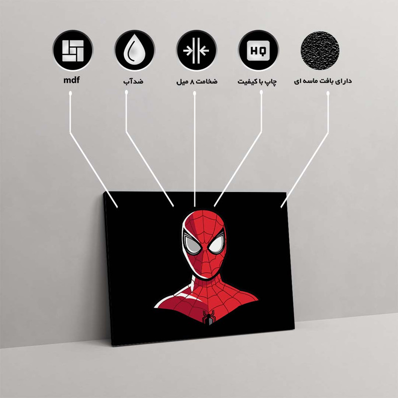 تابلو شاسی مدل spider man کد S-16020