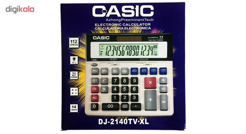 ماشین حساب کاسیک مدل DJ-2140TV.XL