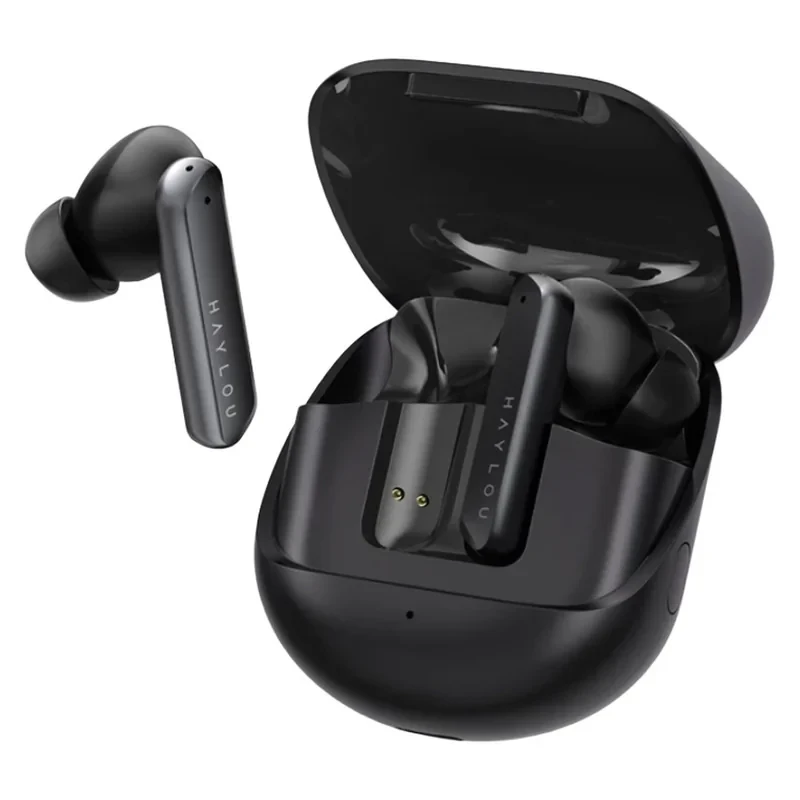 هدفون بلوتوثی هایلو مدل X1 Pro با نویز کنسلینگ فعال (ANC)، درگاه شارژ USB Type-C، دارای سه میکروفون در هر ایرباد، مقاوم در برابر پاشش آب (IPX4)
