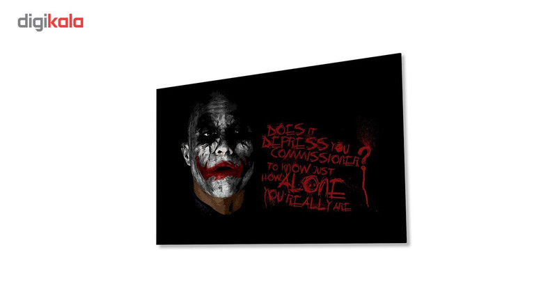 تابلو شاسی ونسونی طرح Joker Says Reality سایز 50 × 70