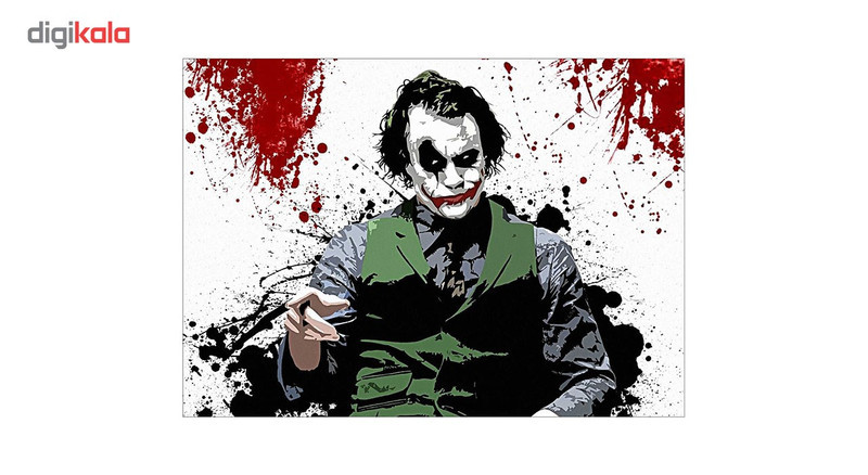 تابلو شاسی ونسونی طرح Painted Joker سایز 50 × 70