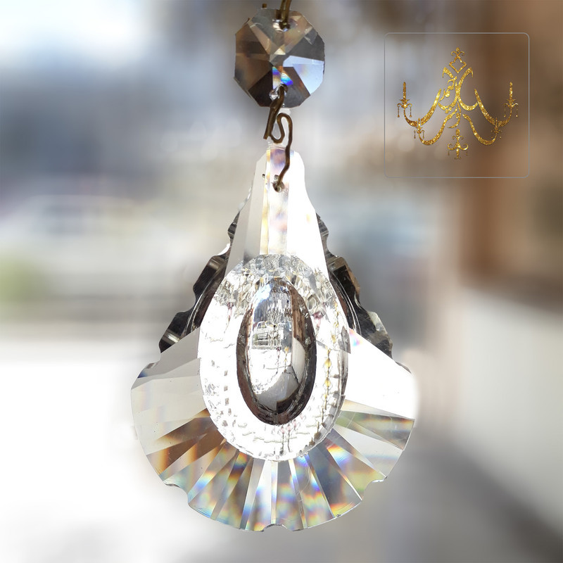 کریستال آویز لوستر کد LA209-T3 بسته 5 عددی